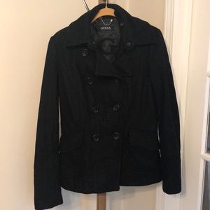Black Guess peacoat